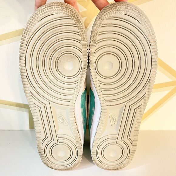 Nike By You Air Force 1 Low 'Cozi' Teal DN4164-991 Sz W 8/M 6 Shoes- Worn once - Picture 10 of 14